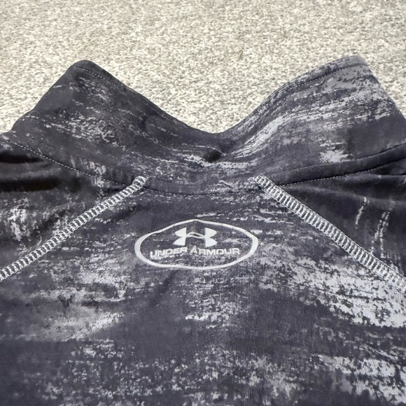 UA Run Under Armour Shirt Men Medium 1/4 Zip Pullover HeatGear Performance - Picture 9 of 9